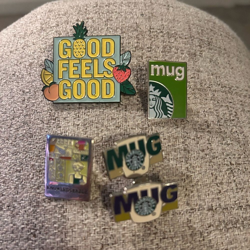 Starbucks pins 